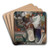 The Huntsman by Henri Victor Gabriel Le Fauconnier Art Drink Coaster set The Huntsman by Henri Victor Gabriel Le Fauconnier Art Drink Coaster set