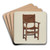 Arm Chair by Hal Blakeley Art Drink Coaster set