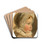 Portrait of a young girl by Friedrich von Amerling Drink Coasters - set of 4
