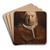 Portrait of Pope Benedict XIV by Pierre Subleyras Art Drink Coaster set