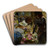 Le March aux fleurs by Henri Gervex Art Drink Coaster set Le March aux fleurs by Henri Gervex Art Drink Coaster set