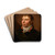 Portrait of a Man by Christoffer Wilhelm Eckersberg Drink Coasters - set of 4
