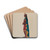 Cigar Store Indian by Eugene Croe Drink Coasters - set of 4