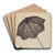 Parasol by Lillian Causey Art Drink Coaster set
