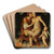 Mars et Vnus by Bernardino Lanino Art Drink Coaster set