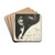 Program for Le ThtreLibre by Louis Anquetin Drink Coasters - set of 4