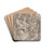 Virgin and Child withSaints by Jacques Bellange Drink Coasters - set of 4