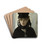 Berthe Morisot With A Bouquet Of Violets by douard Manet Drink Coasters - set of 4 Berthe Morisot With A Bouquet Of Violets by douard Manet Drink Coasters - set of 4