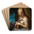The penitent Magdalene by Francesco Trevisani Art Drink Coaster set The penitent Magdalene by Francesco Trevisani Art Drink Coaster set