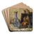 Stillleben Mit Asiatischen Vasen by Max Schdl Art Drink Coaster set Stillleben Mit Asiatischen Vasen by Max Schdl Art Drink Coaster set