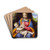 The Virgin and Child in a Landscape by Bernardino Luini Drink Coasters - set of 4