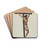Bulto, Crucifix by Majel G. Claflin Drink Coasters - set of 4