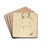 Study for a Bather (Etude pour une baigneuse) by Pierre-Auguste Renoir Drink Coasters - set of 4 Study for a Bather (Etude pour une baigneuse) by Pierre-Auguste Renoir Drink Coasters - set of 4