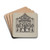 Cast Iron Gate by Eugene Shellady Drink Coasters - set of 4 Cast Iron Gate by Eugene Shellady Drink Coasters - set of 4