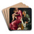 Madonna and Child with Saint Elizabeth and Saint John the Baptist by Jacopino del Conte Art Drink Coaster set