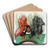 Red or black by Henry Mayer Art Drink Coaster set