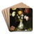 Still Life with Flowers in a Wan-li Vase by Ambrosius Bosschaert the Elder Art Drink Coaster set