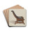 Sleepyhollow Armchair by Dana Bartlett Drink Coasters - set of 4