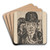 elbstbildnis mit steifem Hut by Max Beckmann Art Drink Coaster set elbstbildnis mit steifem Hut by Max Beckmann Art Drink Coaster set