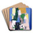 Cubist Composition by Georges Valmier Art Drink Coaster set