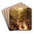 Approaching Storm in the High Mountains by Josef Thoma Art Drink Coaster set Approaching Storm in the High Mountains by Josef Thoma Art Drink Coaster set