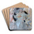 Pierrot und Columbine by Brynolf Wennerberg Art Drink Coaster set