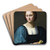 Lucrezia Sommaria by Ridolfo Ghirlandaio Art Drink Coaster set