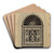 Window Grille by Lucien Verbeke Art Drink Coaster set