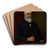 Portrait of a Man by Theodore Clement Steele Art Drink Coaster set