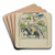 Untitled 13 by Edvard Munch Art Drink Coaster set
