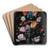 Flowers in a Glass Flask by Jacob de Gheyn II Art Drink Coaster set Flowers in a Glass Flask by Jacob de Gheyn II Art Drink Coaster set