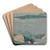 Rain in May by Arthur Wesley Dow Art Drink Coaster set