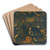 The Annunciation To The Shepherds by Onorio Marinari Art Drink Coaster set