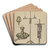 Candlestand by Jack Staloff Art Drink Coaster set