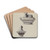 Covered Dish (Cat) by James Vail Drink Coasters - set of 4