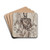 Portrait of a Man by Nicaise De Keyser Drink Coasters - set of 4