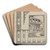 Iron Work on Balcony by Al Curry Art Drink Coaster set Iron Work on Balcony by Al Curry Art Drink Coaster set