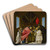 The Last Communion of Saint Jerome by Follower Of Botticelli Art Drink Coaster set