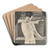 Woman by the window by Mikul Galanda Art Drink Coaster set Woman by the window by Mikul Galanda Art Drink Coaster set