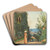 Bordighera by George Howard, 9th Earl Of Carlisle Art Drink Coaster set Bordighera by George Howard, 9th Earl Of Carlisle Art Drink Coaster set