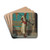 Portrait of an oriental with a gun by Francesco Beda Drink Coasters - set of 4