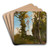 Waldlichtung bei Purkersdorf by Carl Schuch Art Drink Coaster set Waldlichtung bei Purkersdorf by Carl Schuch Art Drink Coaster set