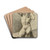 Nude Male Figure by After Correggio Drink Coasters - set of 4