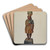 Cigar Store Indian by Helen E. Gilman Art Drink Coaster set Cigar Store Indian by Helen E. Gilman Art Drink Coaster set
