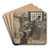 Smid aan het werk in zijn smidse by Willem Witsen Art Drink Coaster set