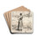 Retour des champs (Return from theFields) by Jules Bastien-Lepage Drink Coasters - set of 4
