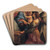 Madonna with the Child, Saint Cecily and Saint Albert by Lorenzo Garbieri Art Drink Coaster set Madonna with the Child, Saint Cecily and Saint Albert by Lorenzo Garbieri Art Drink Coaster set