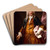 Portrait of Thomas Sheppard by Andrea Soldi Art Drink Coaster set