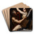 Daedalus and Icarus by Orazio Riminaldi Art Drink Coaster set