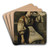 Reverie by Jean-Baptiste-Camille Corot Art Drink Coaster set